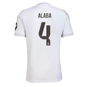 Real Madrid David Alaba #4 Hemmakläder 2025-26 Kortärmad